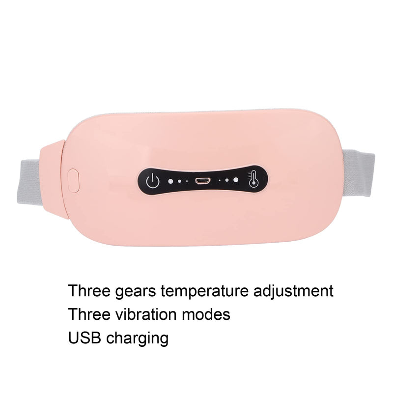 [Australia] - 3 Gears Electric Menstrual Heating Pad, Adjustable Cramp Heating Belt Waist Support Heating Belt for Period Pain Relief Cramps Belly Lumbar (pink) Pink 