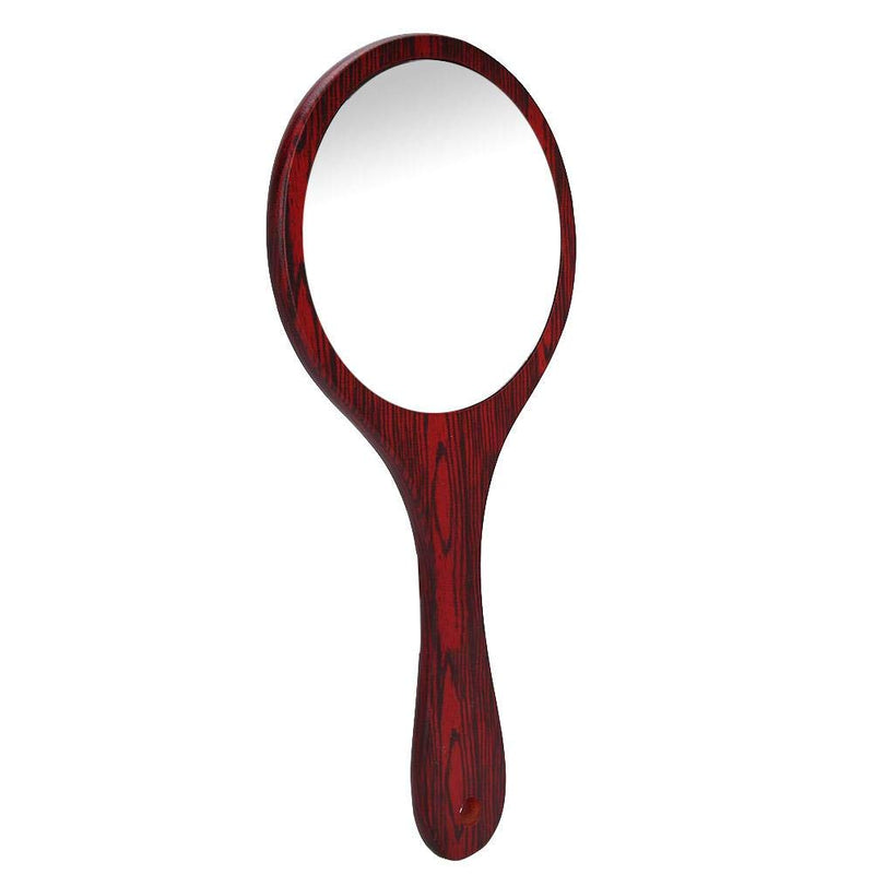 [Australia] - Hairdressing Mirror, Handheld Mirror, Vintage Hairdressing Mirror Hand Mirror with Wood Handle Barber Accessories for Professional Salon Barbers Hairdressers(#2) #2 