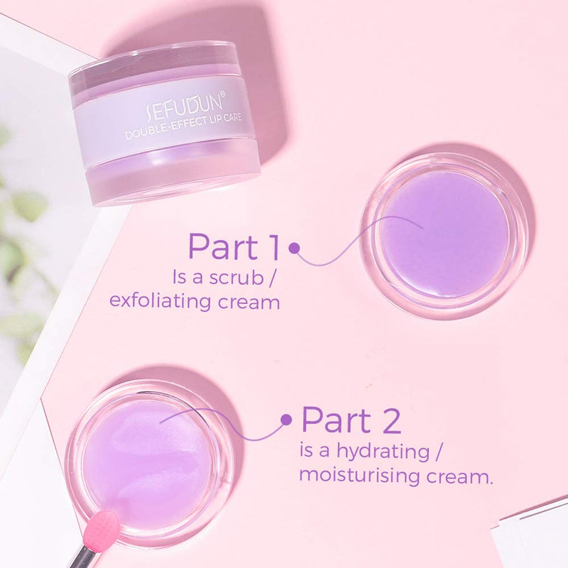 [Australia] - Lip Sleeping Mask, with Lip Scrubs Exfoliator & Moisturizer, Double Effect Lip Mask Overnight, Effectively Remove Dead Skin and Intensive Lip Repair Treatment,Nourishing Hydrating,Fades Lip Lines 