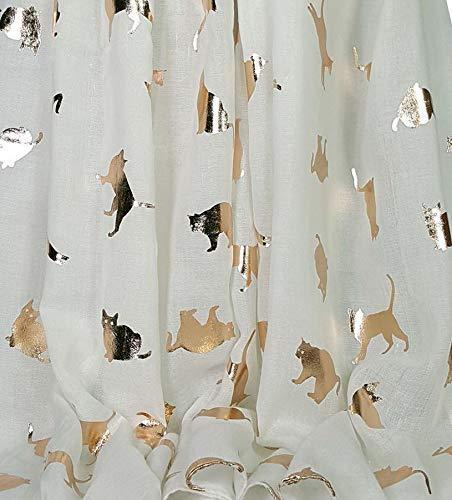 [Australia] - GFM Animal Print Scarf - Cats Cat Scarf (CTSCF) CT-RG-DDH-Cream 