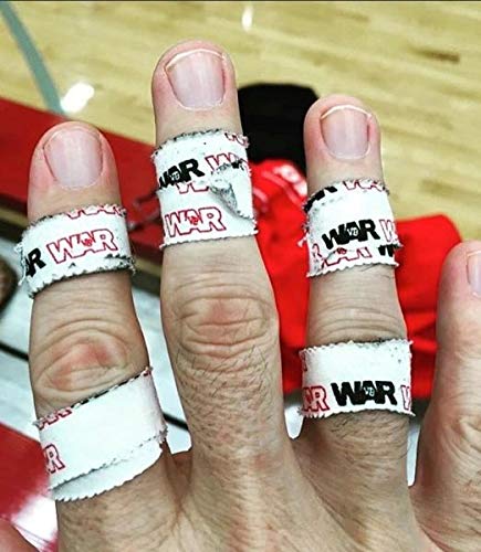 [Australia] - WAR Tape Easy Tear Athletic Fight Tape (12 Rolls) 0.5" Half Inch | Hand Finger Wrist Wrap | for Boxing BJJ Crossfit 12 0.5 inch 