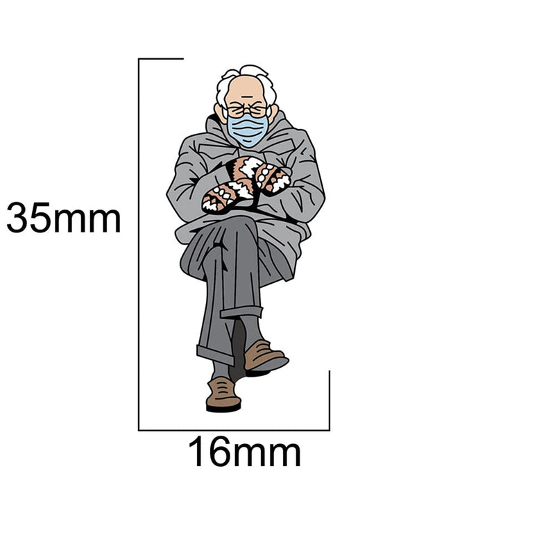 [Australia] - Bernie Enamel Pin Lapel Pins Badge Brooch Jewelry Accessory for Bags Clothes Caps 
