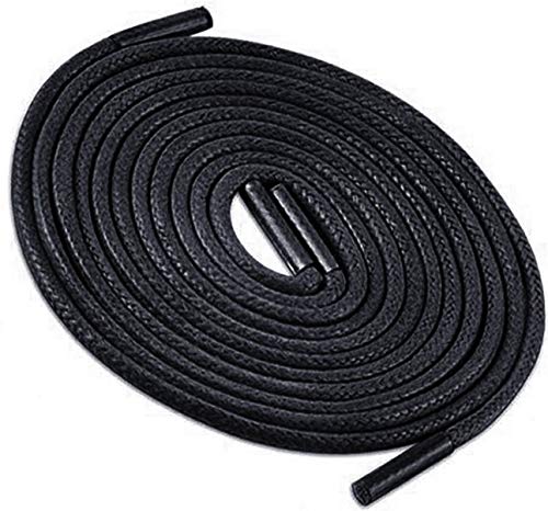 [Australia] - BB BROTHER BROTHER (3 Pairs) Colored Oxford Dress Shoe Laces | Shoe Strings 30’’ (76 cm) Black 