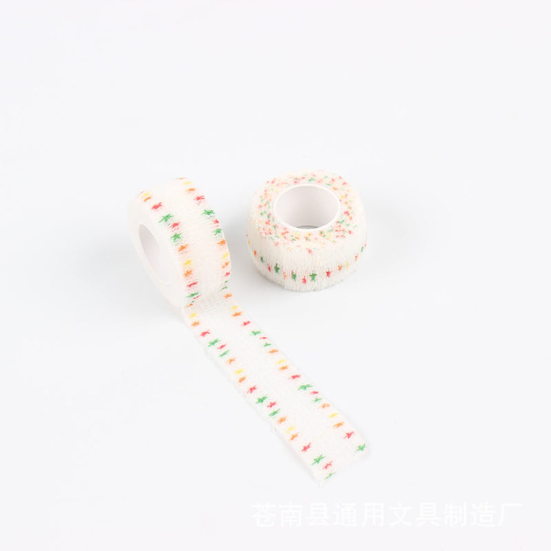 [Australia] - Finger Tape 2.5cm Self Adhesive Elastic Bandage Tape Breathable Non-Woven Finger Protectors for Writing, Sport 8 Rolls 