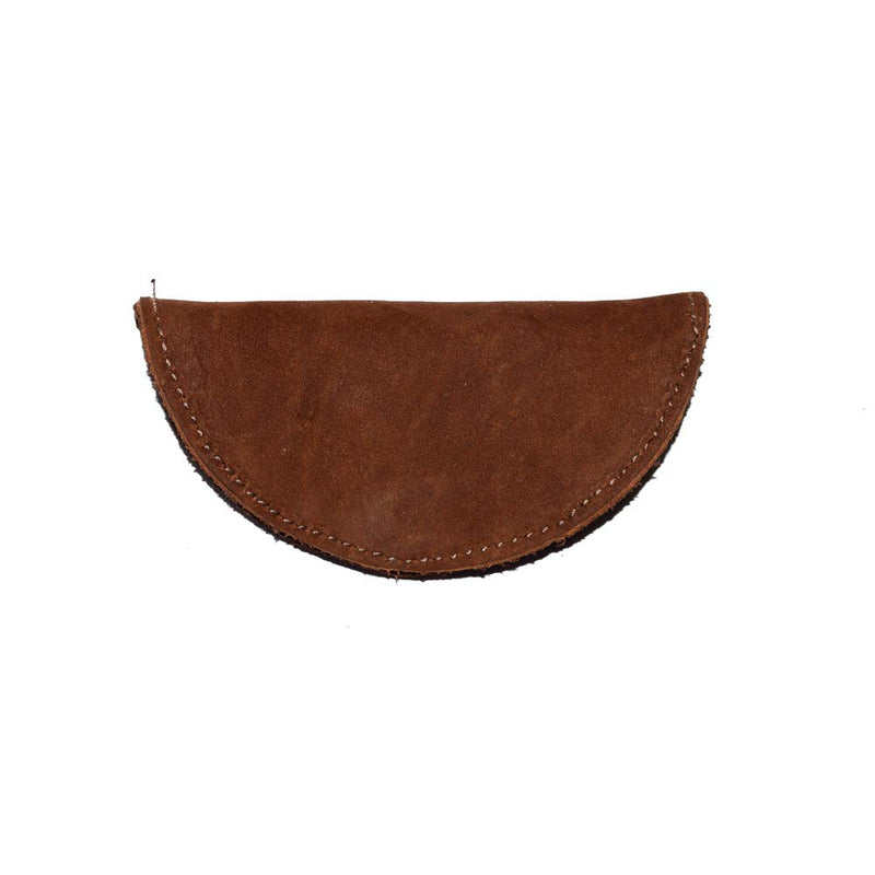 [Australia] - Hide & Drink, Rustic Leather Moon Coin Case, Handmade - Swayze Suede 