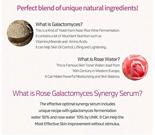 [Australia] - [iUNIK] Rose Galactomyces Synergy Serum 50ml / K-Beauty 