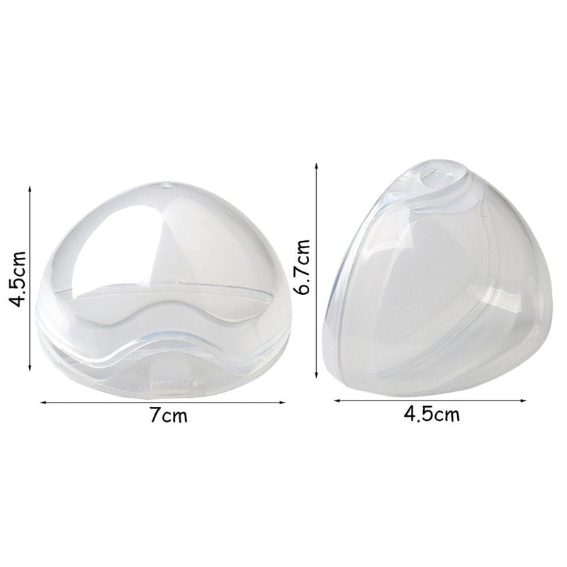 [Australia] - pengxiaomei 2 Pack Dummy Case, Transparent Pacifier Case Soother Pod Pacifier Holder Box for Kids 