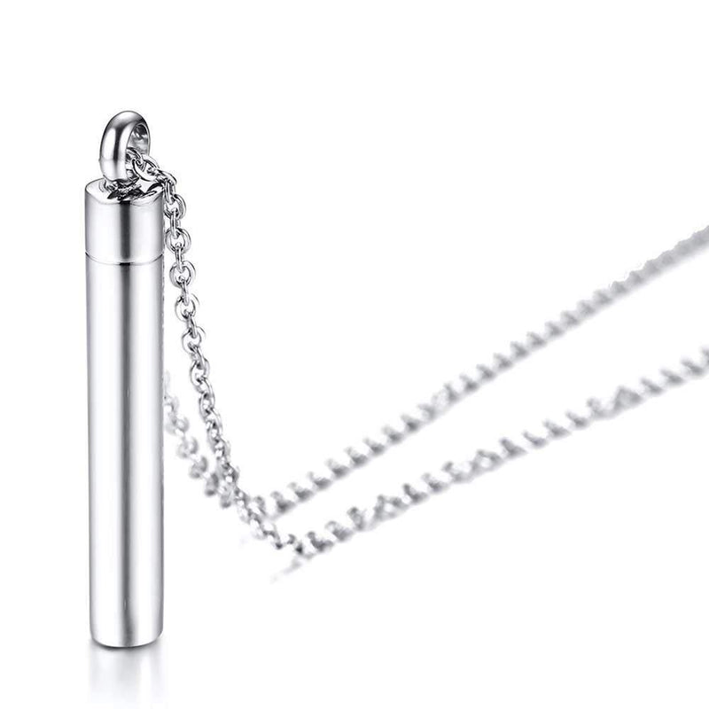 [Australia] - Jude Jewelers Stainless Steel Loved Ones Funeral Memorial Cremation Ash Urn Pendant Necklace 