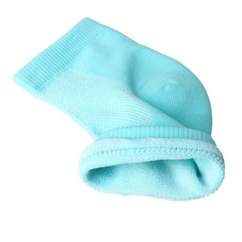 [Australia] - Pengxiaomei Soft Heel Socks,Ventilate Foot Spa Moisturizing Gel Beauty Socks Moisturising Socks for Dry Hard Cracked Skin(Blue) 