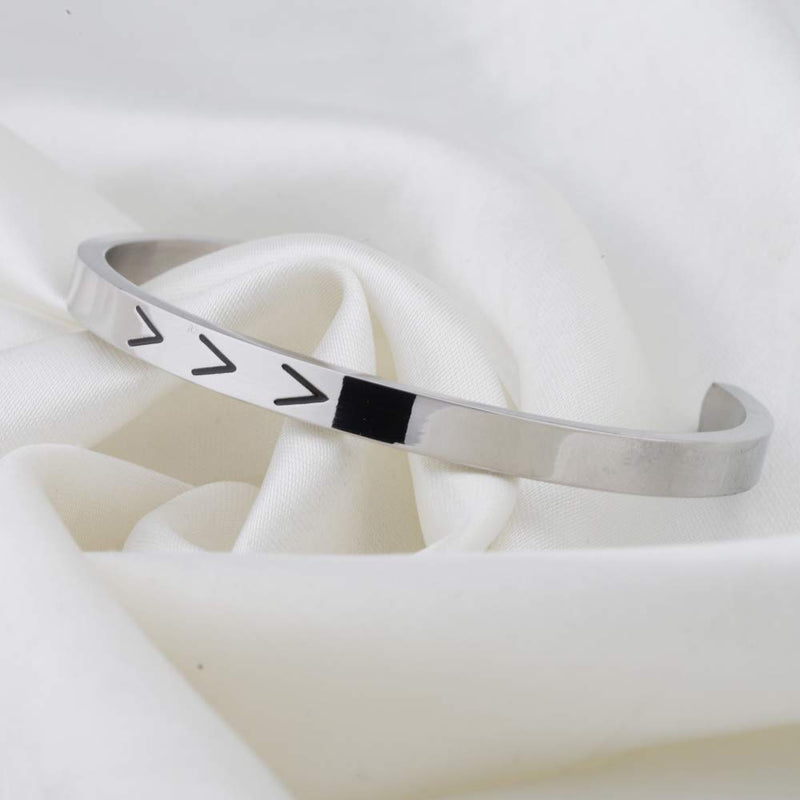 [Australia] - BNQL Down Syndrome Awareness Necklace Keychain Cuff Bracelet with Three Arrows 21 Necklaces Keychain Cuff Bracelet 