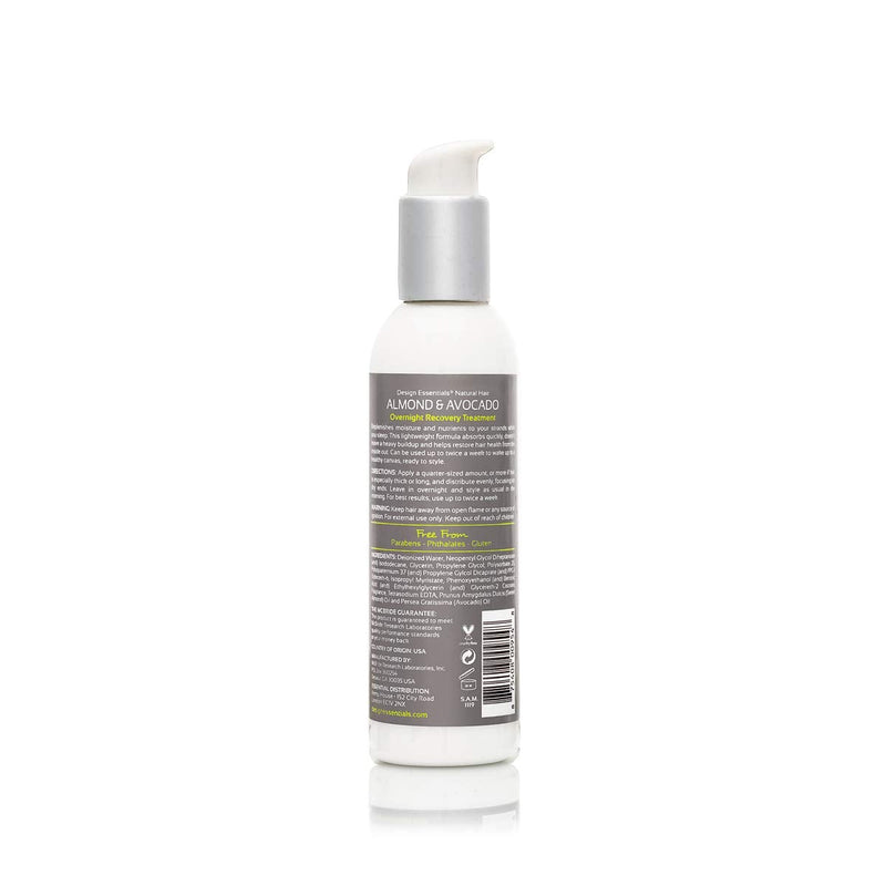 [Australia] - Design Essentials Natural Hair Almond & Avocado Overnight Recovery Treatment 250ml 