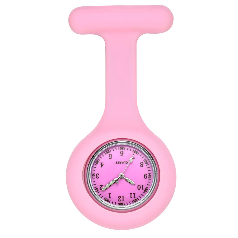 [Australia] - LYMFHCH Nurse Watch, Nurse Fob Watch, Nursing Watch, Clip Watch,Lapel Watch, Nurse Fob Watch with Second Hand, Clip on Nursing Watch Blue Pink Purple 