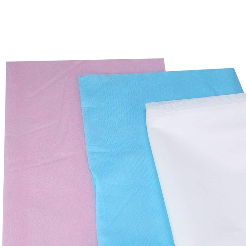 [Australia] - Pack of 10 Disposable Fitted Massage Table Sheets - Non-Woven Disposable Waterproof Bed Sheets, Perfect for Doctors' Offices, Spas, and Portable Massage Tables(pink) pink 