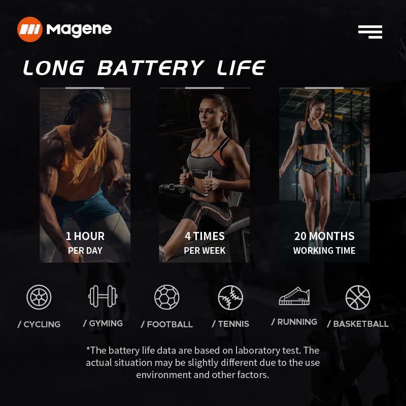 [Australia] - Magene H64 Heart Rate Monitor, Heart Rate Sensor Chest Strap, Protocol ANT+/Bluetooth, Compatible with iOS/Android APPs New H64 