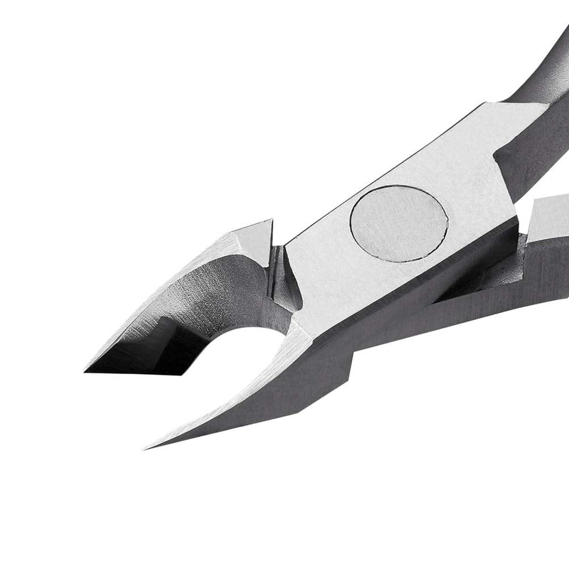 [Australia] - Rui Smiths Professional Cuticle Nippers | Precision Surgical-Grade Stainless Steel Cuticle Trimmer, French Handle D01 (Single Spring 4mm Jaw) Single Spring 4mm Jaw 