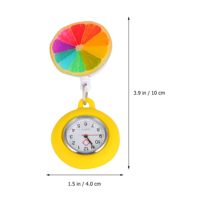 [Australia] - NICERIO Lapel Watch for Nurses Doctors Retractable FOB Watch Clip-on Hanging Nurse Watches Brooch Pocket Watch for Nurses Women Colorful 