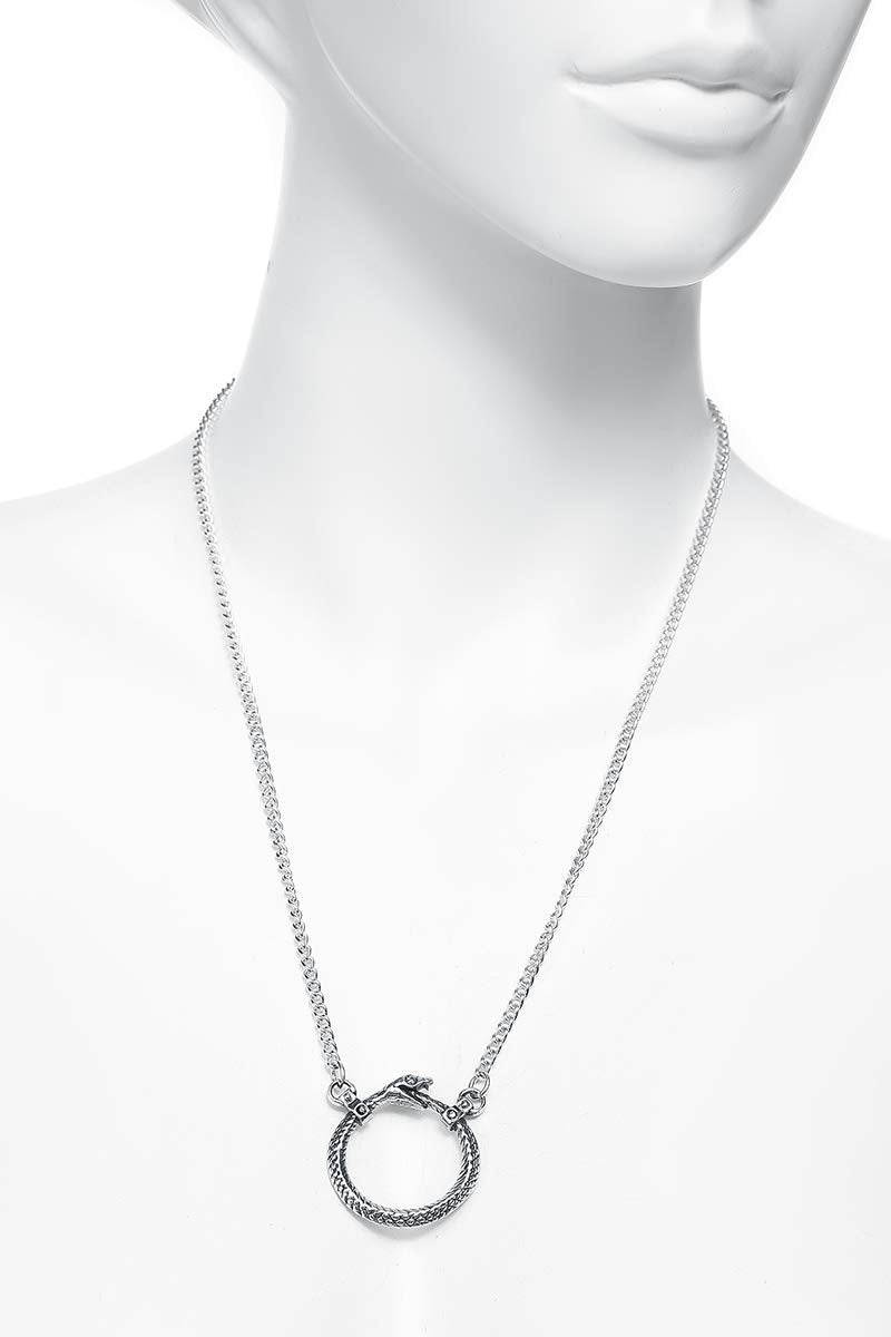 [Australia] - Alchemy of England Sophia Serpent Necklace Silver 