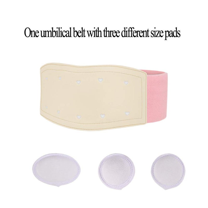 [Australia] - Umbilical Hernia Belt for Baby and Child Belly Band-Medical Newborn Infant Supplies Adjustable Wrap Navel Hernia Truss Belt-Button Band Infant Abdominal Binder Hernia Truss Support Belly Band (Pink) Pink 