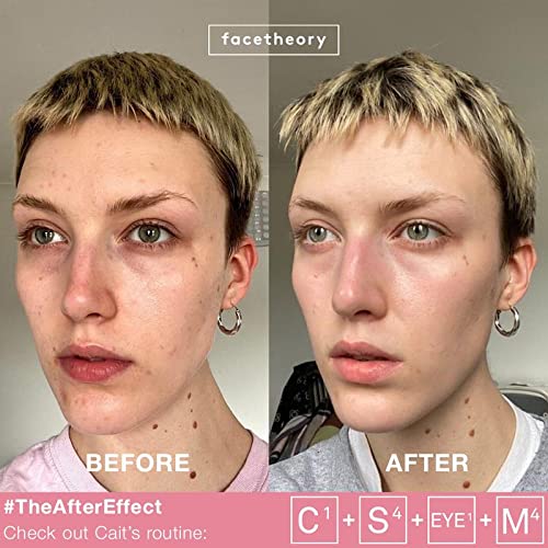 [Australia] - Facetheory Ocuwake Eye Cream | With Chamomile, Vitamin C and Liquorice | Strengthens & Firms Eye Contour | Reduces Eye Wrinkles and Eye Bags | Vegan & Cruelty-Free | Made in UK | 30ml 