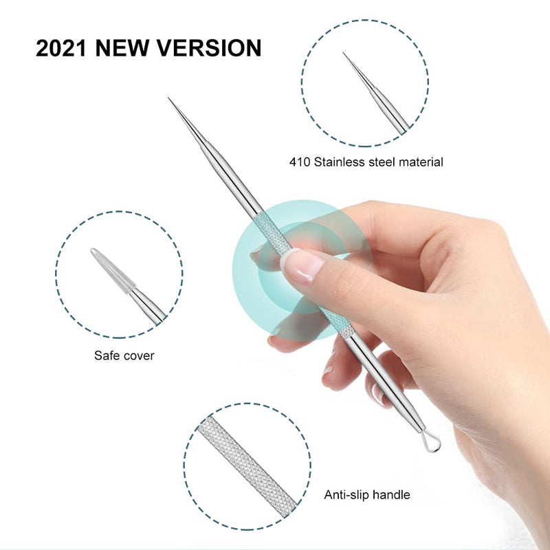 [Australia] - Blackhead Remover, 2 PCS Pimple Popper Tool，Stainless Steel Pimple Extractor Blackhead Removal Tool Risk Free Treatment for Blemish,Whitehead Popping,Blemish 