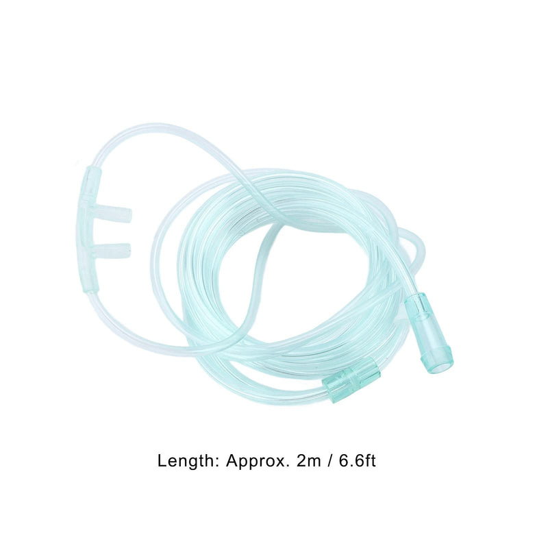 [Australia] - Deror Oxygen Cannula, 6PCS Disposable Nasal Cannula Soft Silicone Oxygen Supply Tubing Oxygen Reducer Accessory(2) 