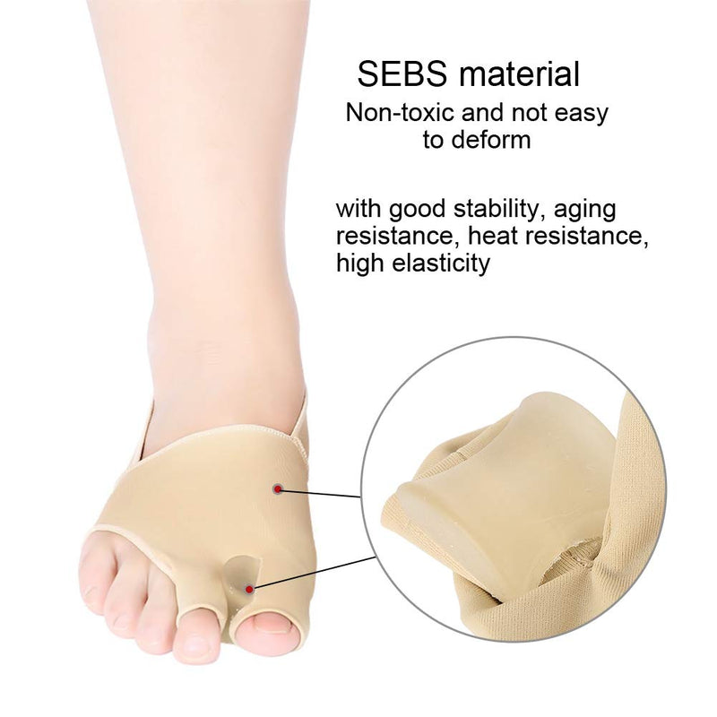 [Australia] - Tailor Bunion Corrector, Corrector Bunion with Gel Pads 1 Pair Toe Separator Straightener Hallux Valgus for Relief Pain Foot Soothe Pain Protector for Crooked Toes Alignment for Women Men(L) L 