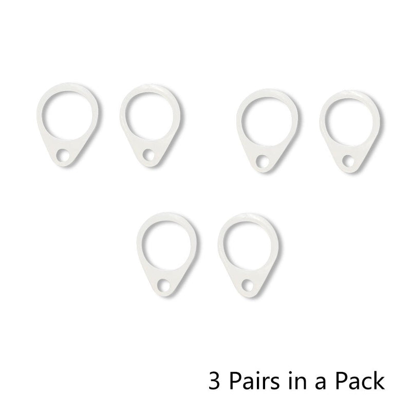 [Australia] - Silicone Loops BTE Hearing Aid Clip Adaptor (Three Pair) (7mm) 