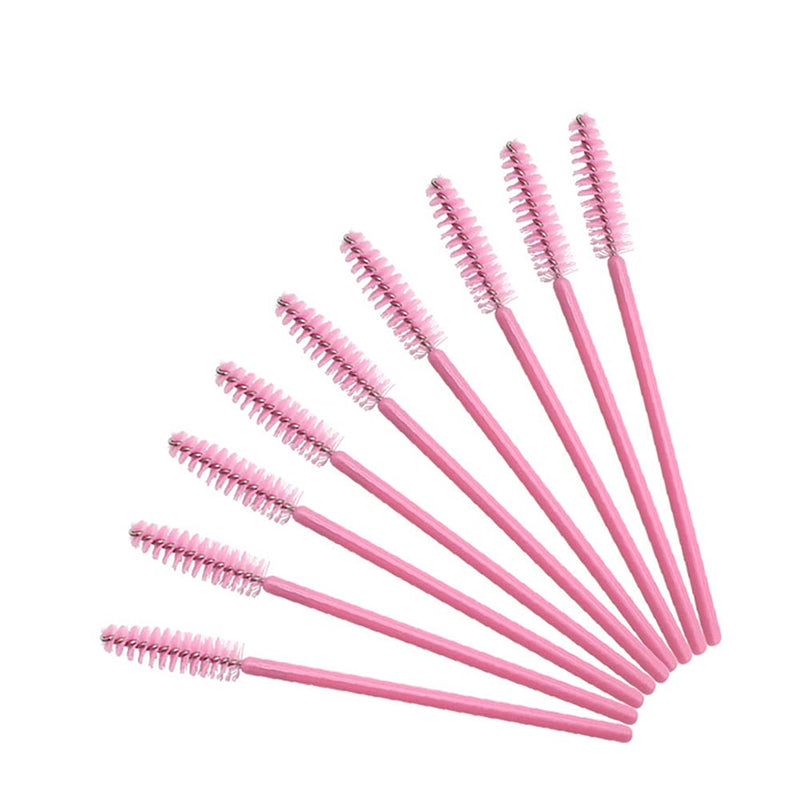 [Australia] - 300 Pack Mascara Wands Disposable Eye Lash Brushes Brows Applicator for Eyelash Extensions Makeup Tool Bulk, Pink 