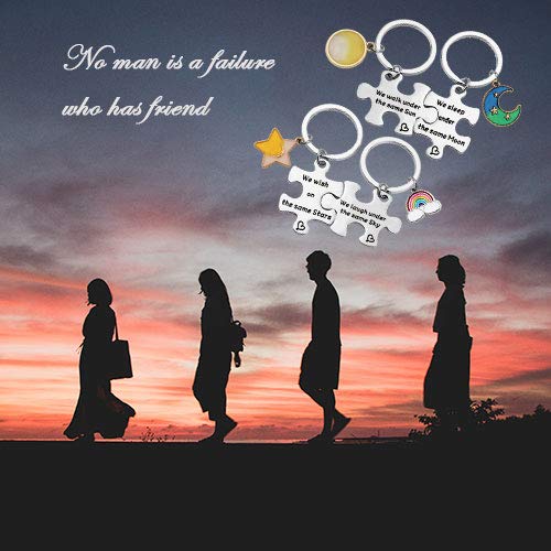 [Australia] - MAOFAED Long Distance Relationship Gift 4 4 Sisters Gift Long Distance Gift for Family Friend Sister Sister Gift under the same puzzle 