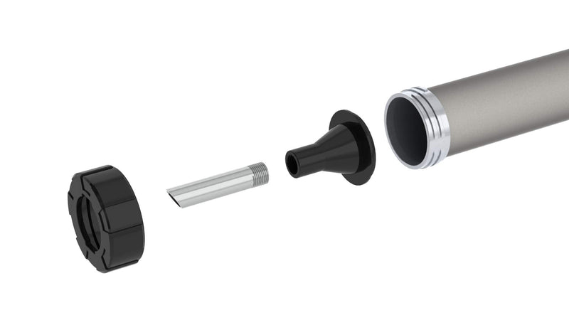 [Australia] - Albion Engineering Company 32-55 Style A Standard Round Metal Caulking Gun Nozzle, 1/2" Diameter Bead 