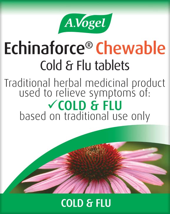 [Australia] - A.Vogel Echinaforce Chewable Cold & Flu Tablets | Relieve Cold & Flu Symptoms | Extracts of Fresh Echinacea | 40 Tablets 40 Count (Pack of 1) 