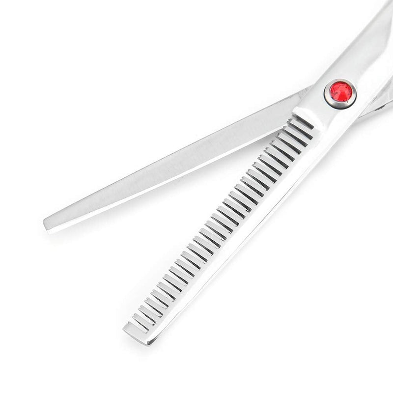 [Australia] - Professional Hair Cutting Thining Scissors Set Round Head Shears Baby Hairdressing Scissors Set for Baby Kids (Red) Red 