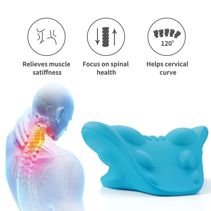 [Australia] - REARAND® Neck Stretcher,Neck and Shoulder Relaxer ,Neck Cloud for TMJ Pain Relief and Cervical Spine Alignment ,Neck Pain Relief Chiropractic Pillow,Posture Corrector 
