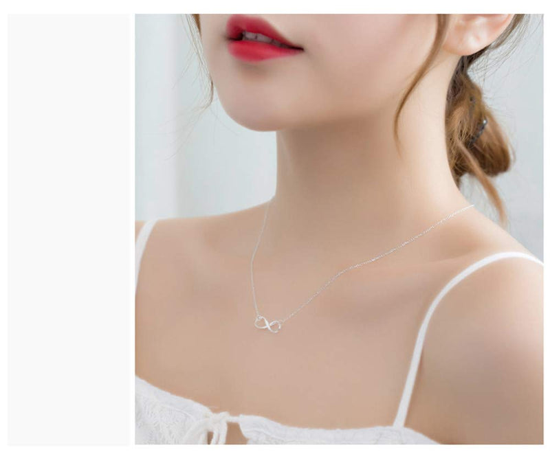 [Australia] - Dtja Tiny Heart Star Moon Cross Infinity Love Pendant Necklace for Women Girls Kids 925 Sterling Silver 14K Gold Plated Simple Mini Cute Petite Choker Tassel Chain Minimalist Jewelry Set 