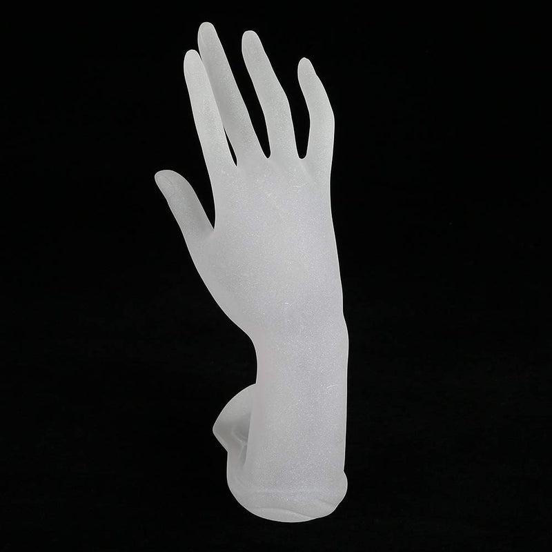 [Australia] - TMISHION Ring Finger Display Mannequin, Bracelet Jewelry Holder Hand Mannequin Rack(Matte White) Matte White 