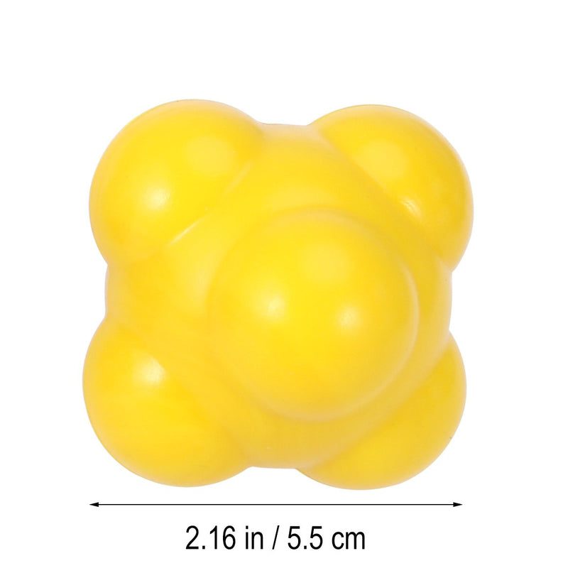 [Australia] - ROSENICE Reaction Ball Baseball 58mm for Developing Exceptional Hand-Eye Coordination - Medium Difficulty(Yellow) Yellow 