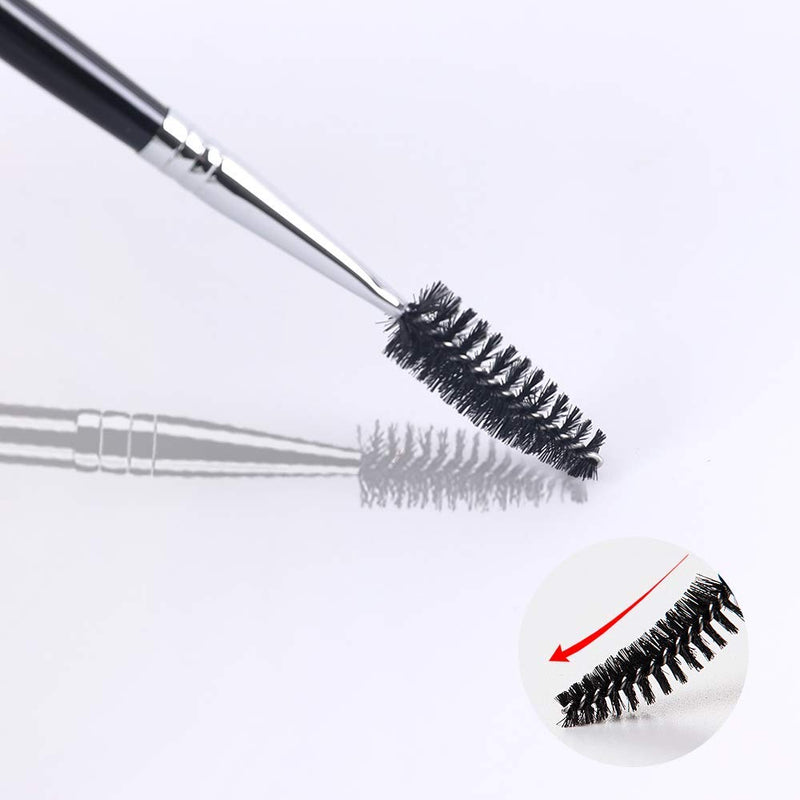 [Australia] - ENERGY Spoolie Brush E80 Makeup Eyebrow Brush Mascara Eyelash Makeup Brush Tool for Brow Powders Waxes Gels and Blends, Black 