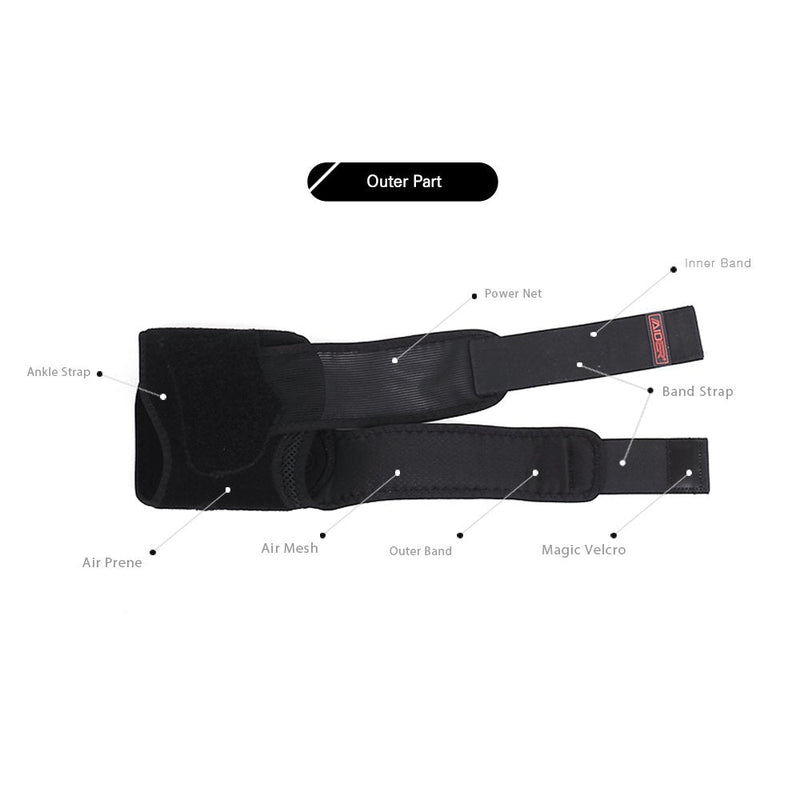 [Australia] - Aider Ankle Support Brace - for Injured Ankle Protection and Sprain Support, Plantar Fasciitis, Athletics, Injury Recovery, Joint Pain (Left) Left 