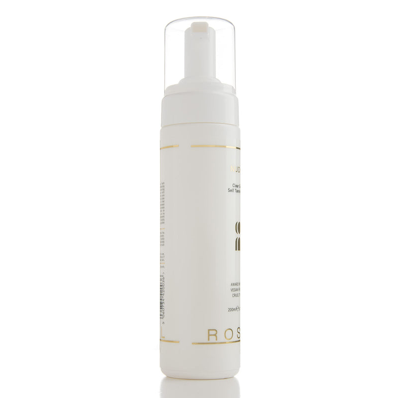 [Australia] - Rose & Caramel Nudity Clear Self Tanning Mousse 200ml. Clear Self Tanner, Skinkissed Golden Tan 