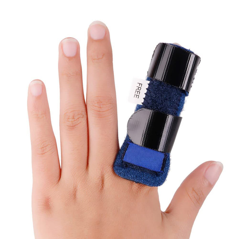 [Australia] - Finger Support Splint Adjustable Trigger Finger Thumb Splint Hand Finger Brace Tape for Straighten Curved Finger Brace Finger Stabilize 