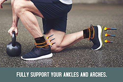 [Australia] - Thx4 Copper Compression Recovery Foot Sleeves for Men & Women, Copper Infused Plantar Fasciitis Socks for Arch Pain, Reduce Swelling & Heel Spurs, Ankle Sleeve with Arch Support-X-Large X-Large (1 Pair) 
