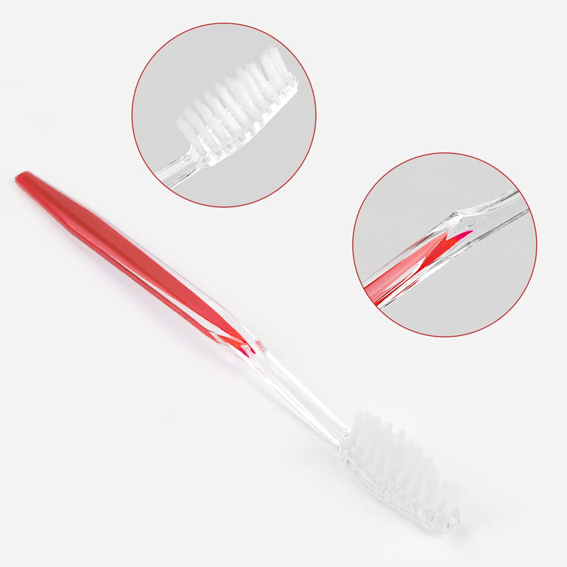 [Australia] - Travel Toothbrushes,Travel Toothbrush Kit,30 Packs Travel Toothbrush Set Camping Hotel Disposable Toothbrushes and Toothpaste(5 Colors) 30 