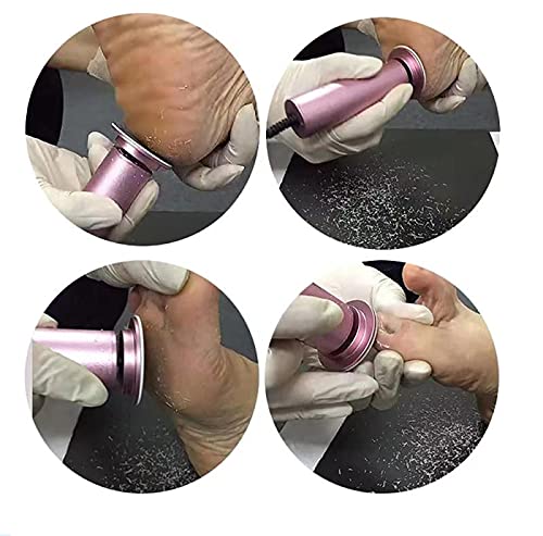 [Australia] - Electric Callus Remover, Professional Portable Electronic Foot File Pedicure Tools, Electric Callous Remover Kit for Feet Dry Cracked Dead Skin Black 