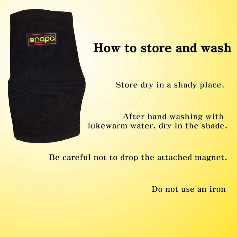 [Australia] - Anapa Pain Relief Ankle Sleeve Foot Support Magnetic Ore Therapy KFDA (M(9.06~9.84 in)) M(8.66~9.84 in) 