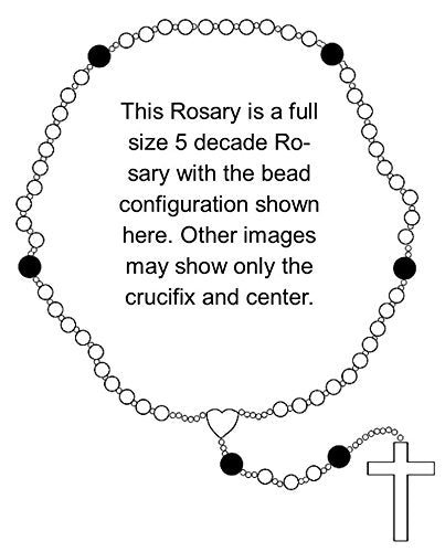 [Australia] - EDFORCE Stainless Steel and Turquoise Rosary 