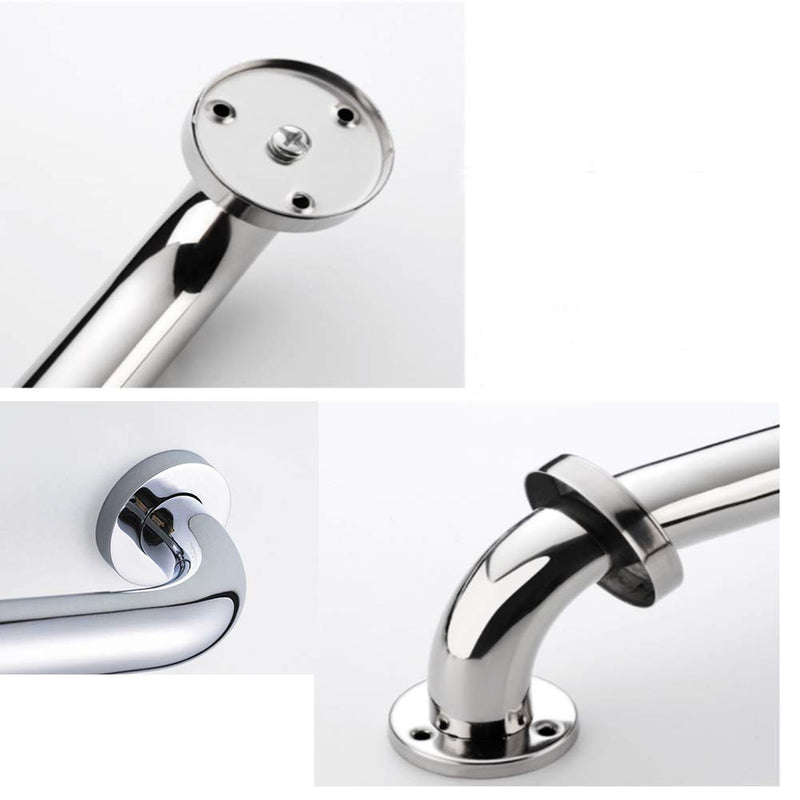 [Australia] - Bathroom Grab Bar Stainless Steel Bath Grab Shower Safety Handle Towel Holder Door Handle for Kids Elderly Disabled Injured Bathroom Safety Aid 12 inch / 300 mm 