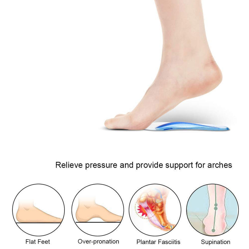 [Australia] - Pedimend Foot Arch Support Insoles (1PAIR) - Plantar Fasciitis Arch Support - Flatfoot Corrector Insoles - For Weak and Fallen Arches - UNISEX - Foot Care 