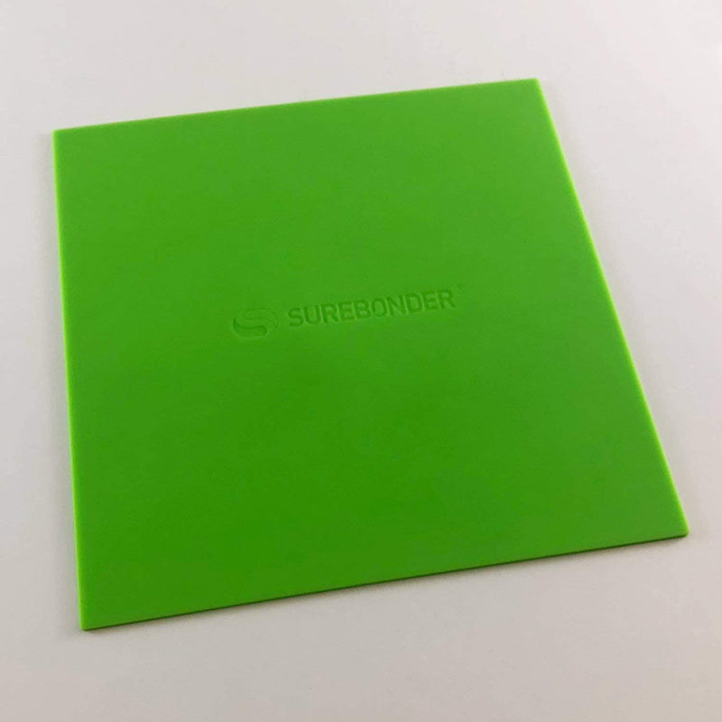 [Australia] - Surebonder Silicone Pad for Hot Glue Gun Projects, Flexible & Heat Resistant Surface For Easy Cleanup Or Use for Tracing Projects, Size: 8" x 8" (6100) 