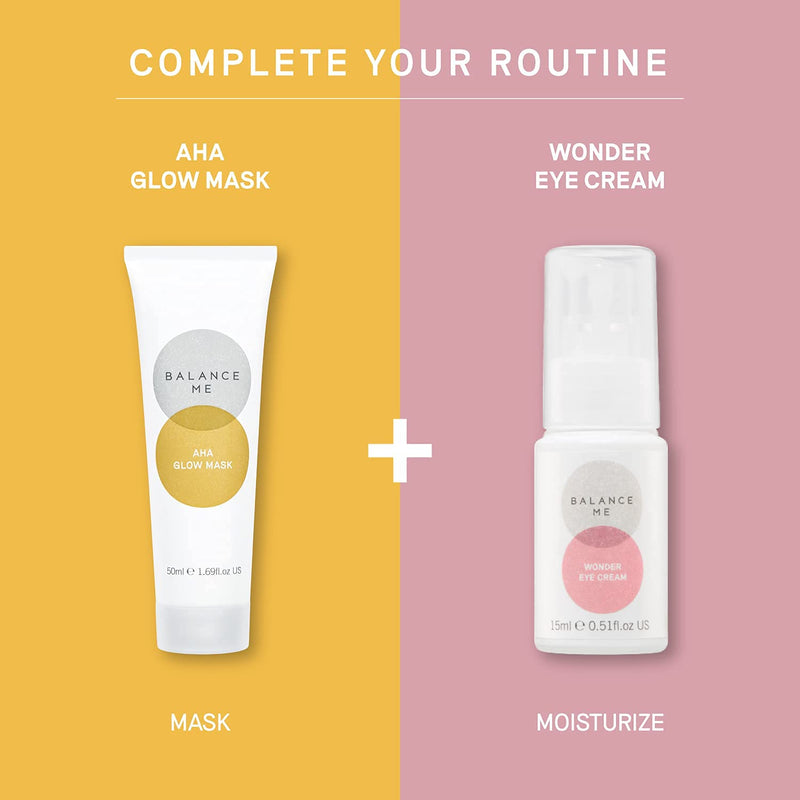 [Australia] - Balance Me Wonder Eye Cream – 100% Natural Vegan Anti-Ageing Cream Eye Gel - Hyaluronic Acid Hydrates & Reduces Dark Circles & Puffiness – For All Skin Types - Made In Uk – 15Ml 