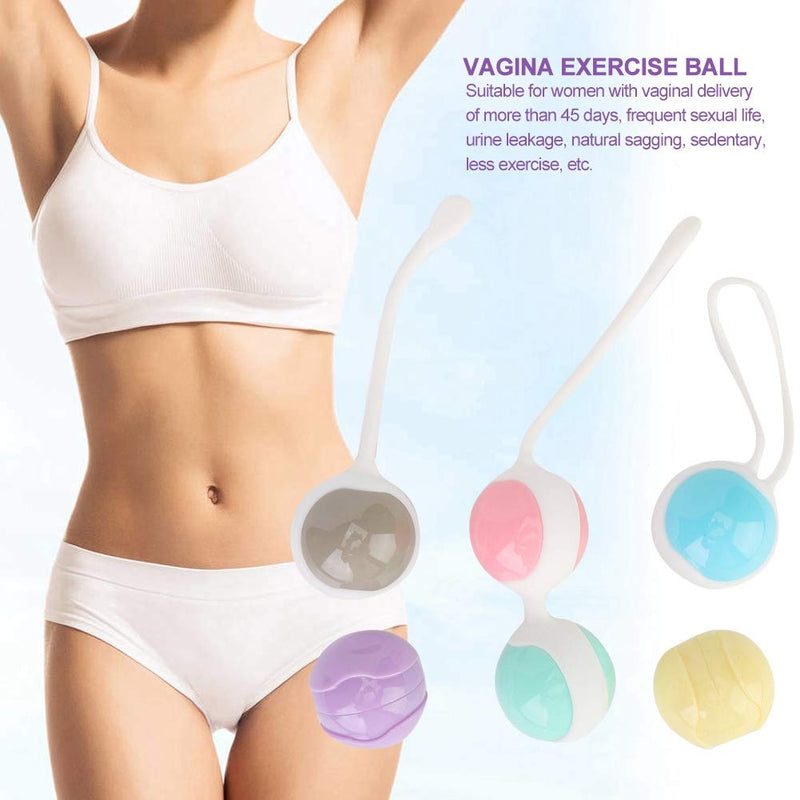 [Australia] - Pelvic Floor Muscle Tighten Exercise Ball, 6pcs Female Private Part Tighten Exercise Ball Women Postpartum Repair Pelvic Floor Muscle Trainer 